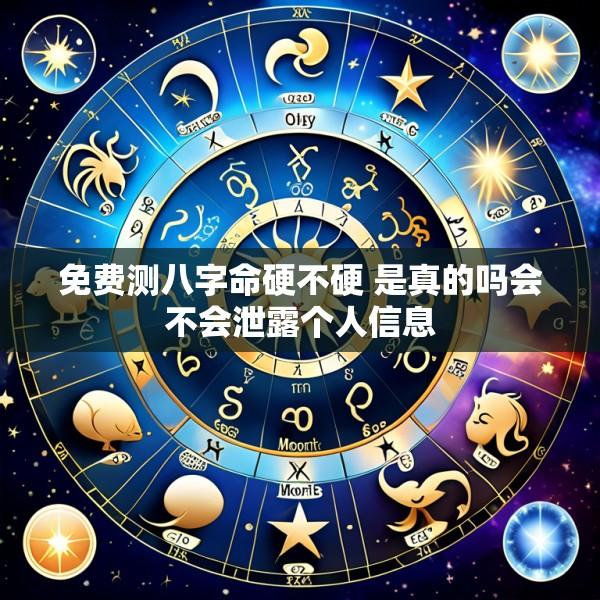 免费测八字命硬不硬 是真的吗会不会泄露个人信息