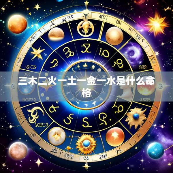 三木二火一土一金一水是什么命格