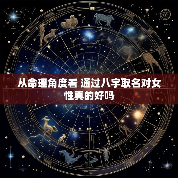 从命理角度看 通过八字取名对女性真的好吗