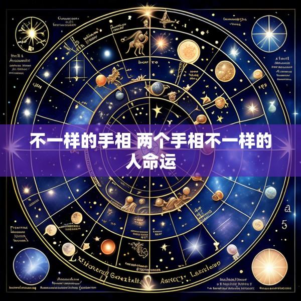 不一样的手相 两个手相不一样的人命运
