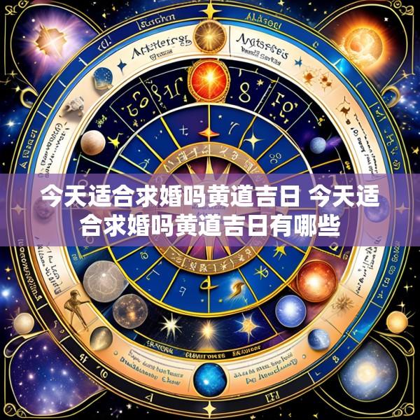 今天适合求婚吗黄道吉日 今天适合求婚吗黄道吉日有哪些