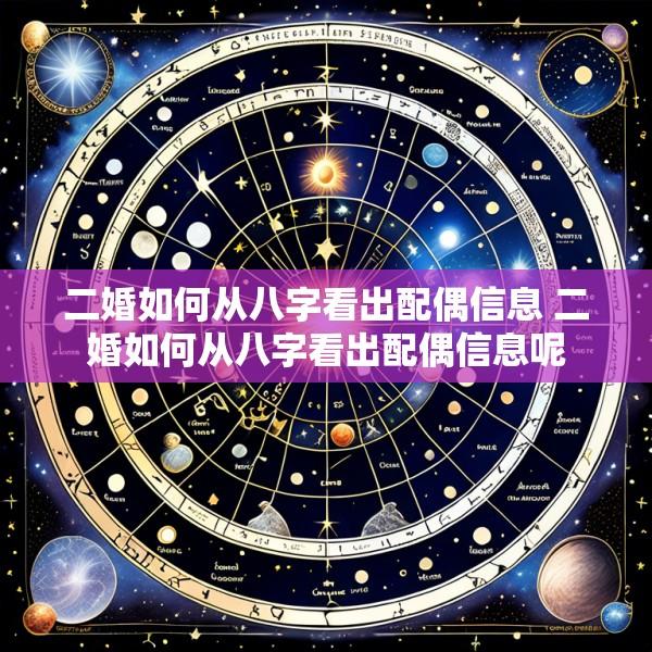 二婚如何从八字看出配偶信息 二婚如何从八字看出配偶信息呢