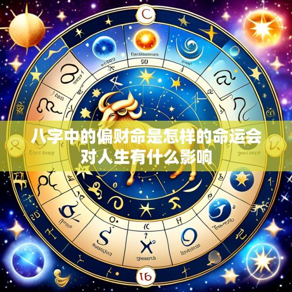 八字中的偏财命是怎样的命运会对人生有什么影响