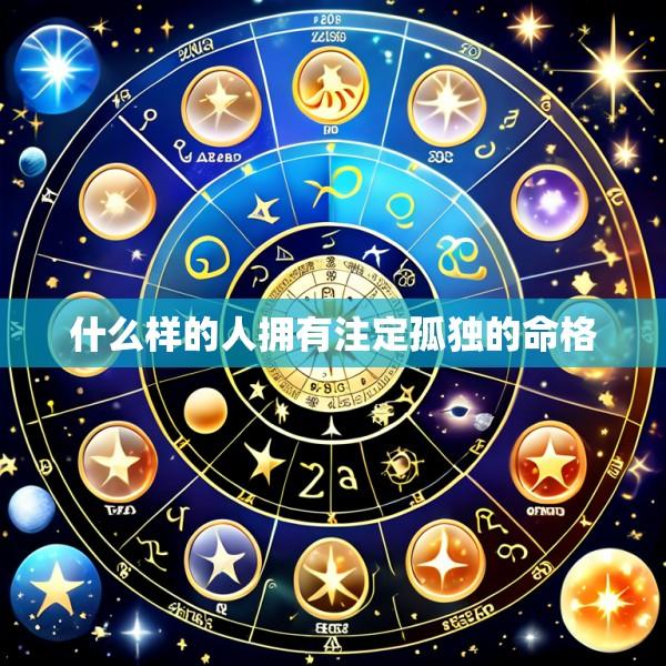 什么样的人拥有注定孤独的命格