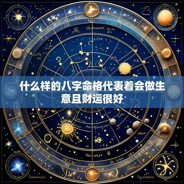 什么样的八字命格代表着会做生意且财运很好