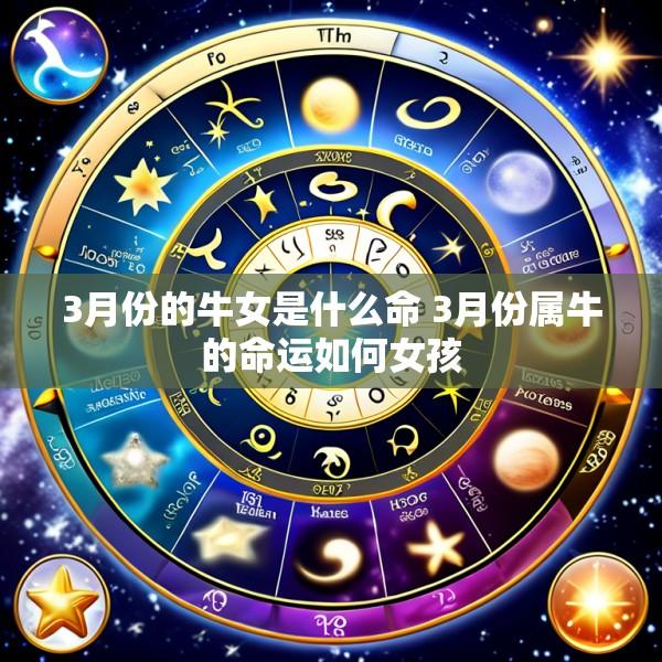 3月份的牛女是什么命 3月份属牛的命运如何女孩