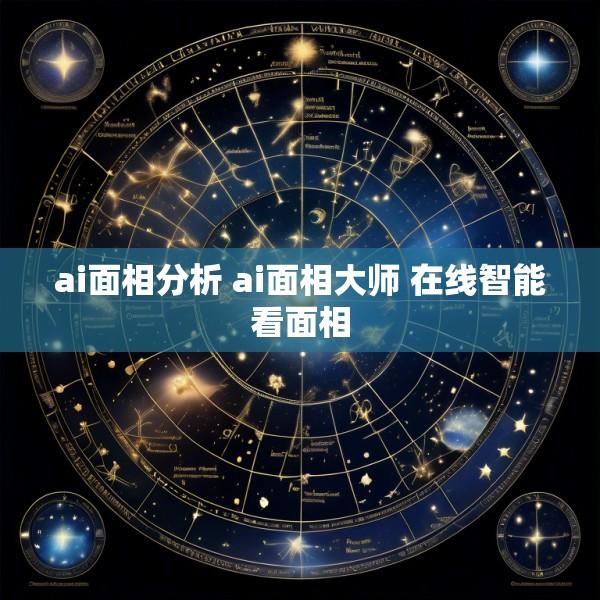ai面相分析 ai面相大师 在线智能看面相