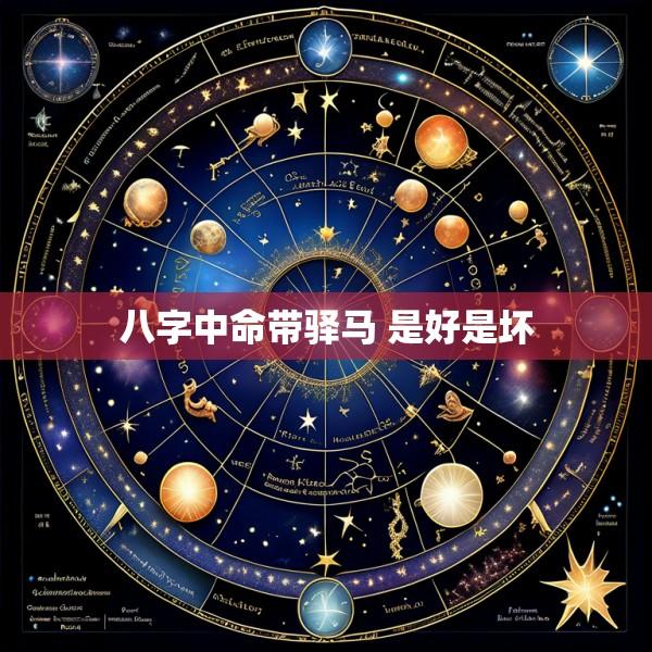 八字中命带驿马 是好是坏