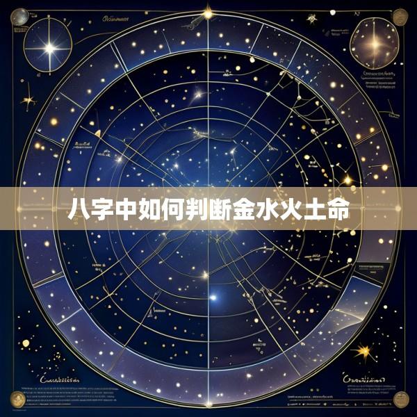 八字中如何判断金水火土命