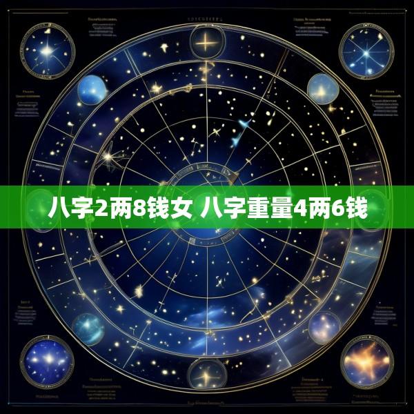 八字2两8钱女 八字重量4两6钱