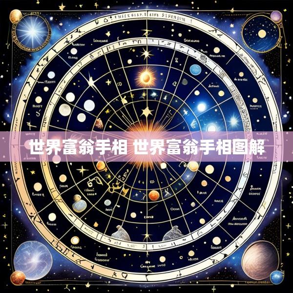 世界富翁手相 世界富翁手相图解