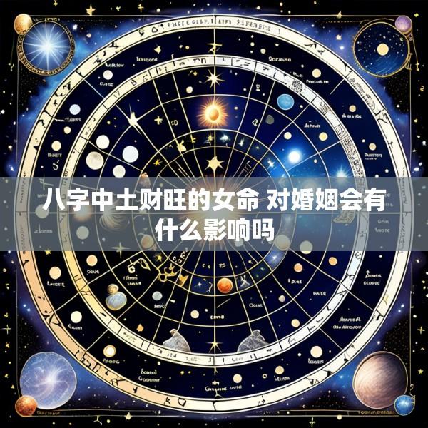 八字中土财旺的女命 对婚姻会有什么影响吗