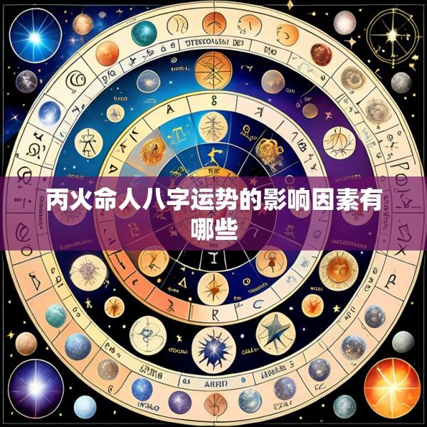 丙火命人八字运势的影响因素有哪些
