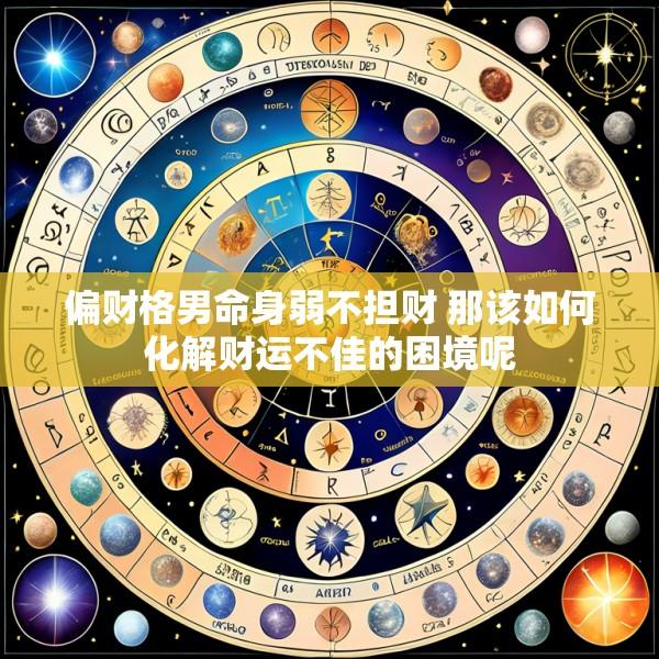 偏财格男命身弱不担财 那该如何化解财运不佳的困境呢