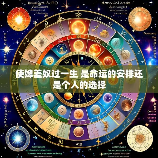 使婢差奴过一生 是命运的安排还是个人的选择