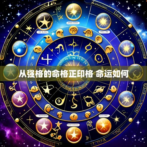 从强格的命格正印格 命运如何