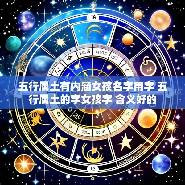 五行属土有内涵女孩名字用字 五行属土的字女孩字 含义好的