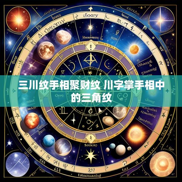 三川纹手相聚财纹 川字掌手相中的三角纹