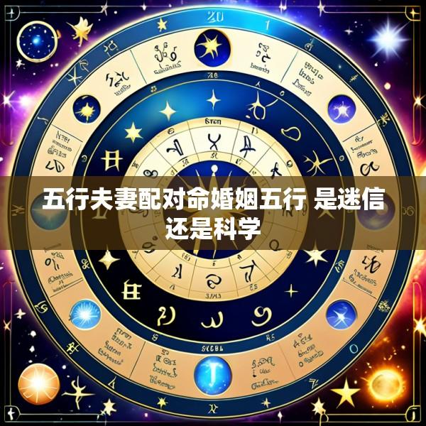 五行夫妻配对命婚姻五行 是迷信还是科学
