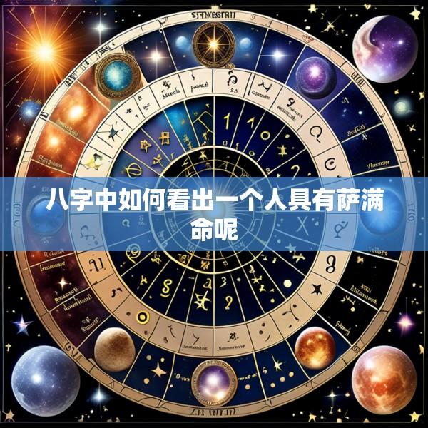 八字中如何看出一个人具有萨满命呢