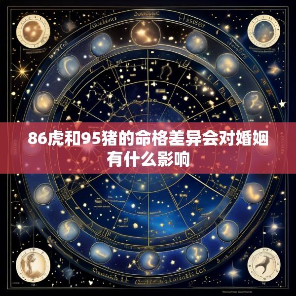 86虎和95猪的命格差异会对婚姻有什么影响