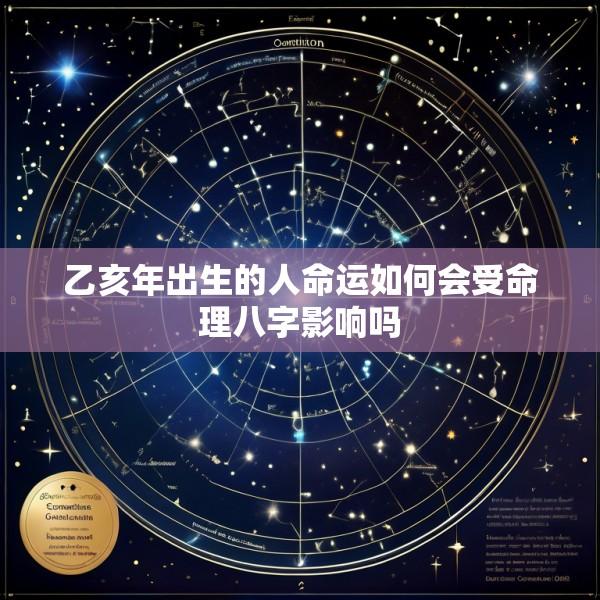 乙亥年出生的人命运如何会受命理八字影响吗