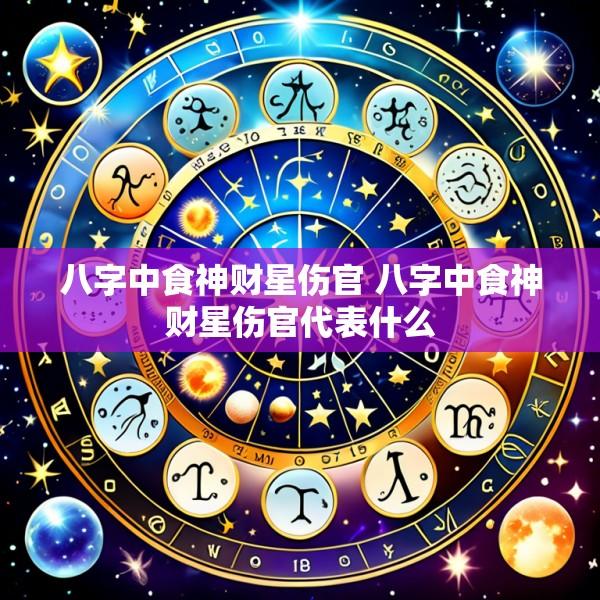 八字中食神财星伤官 八字中食神财星伤官代表什么