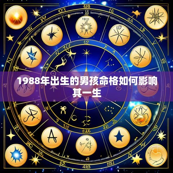 1988年出生的男孩命格如何影响其一生