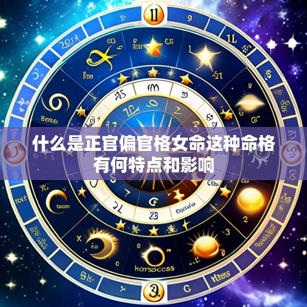 什么是正官偏官格女命这种命格有何特点和影响