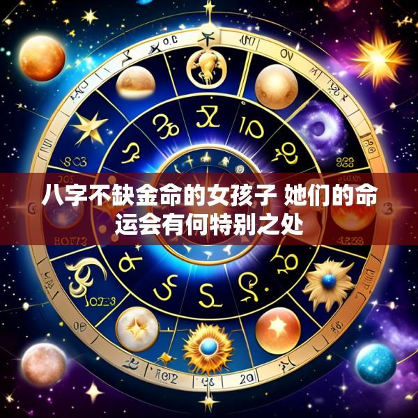 八字不缺金命的女孩子 她们的命运会有何特别之处