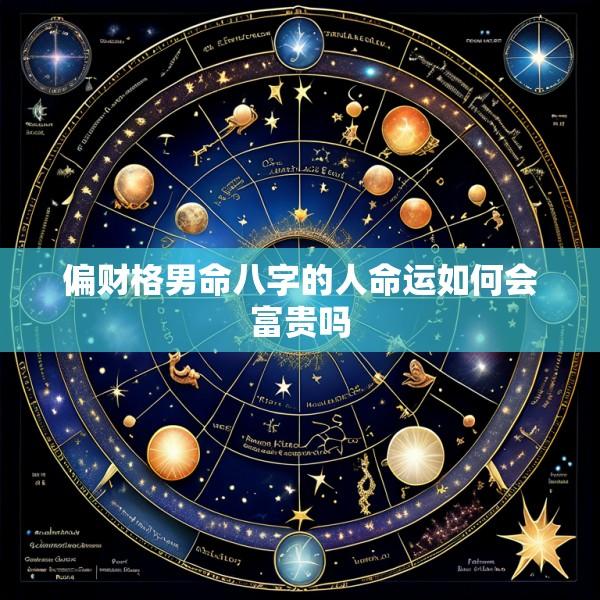 偏财格男命八字的人命运如何会富贵吗