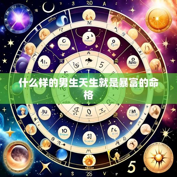 什么样的男生天生就是暴富的命格