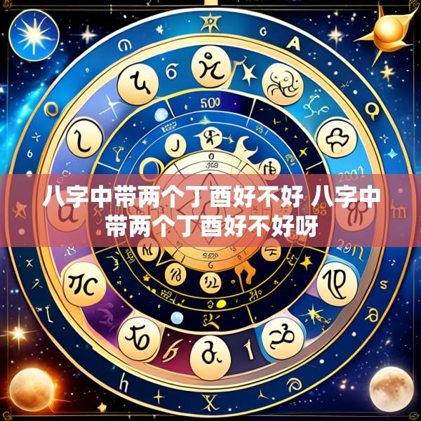 八字中带两个丁酉好不好 八字中带两个丁酉好不好呀
