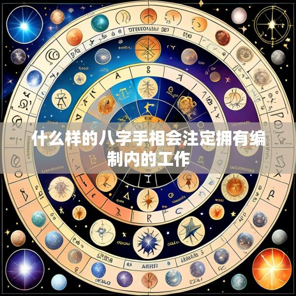 什么样的八字手相会注定拥有编制内的工作