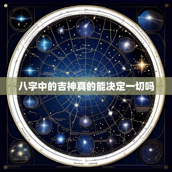 八字中的吉神真的能决定一切吗