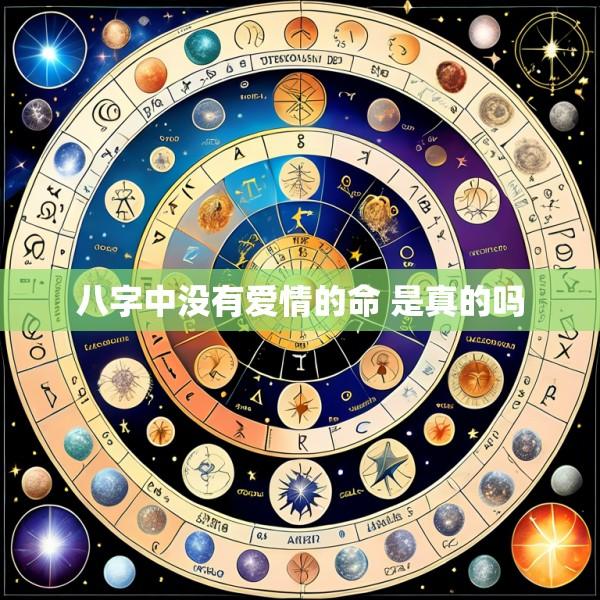 八字中没有爱情的命 是真的吗