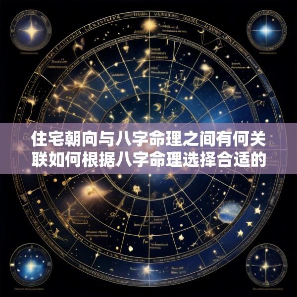 住宅朝向与八字命理之间有何关联如何根据八字命理选择合适的住宅朝向