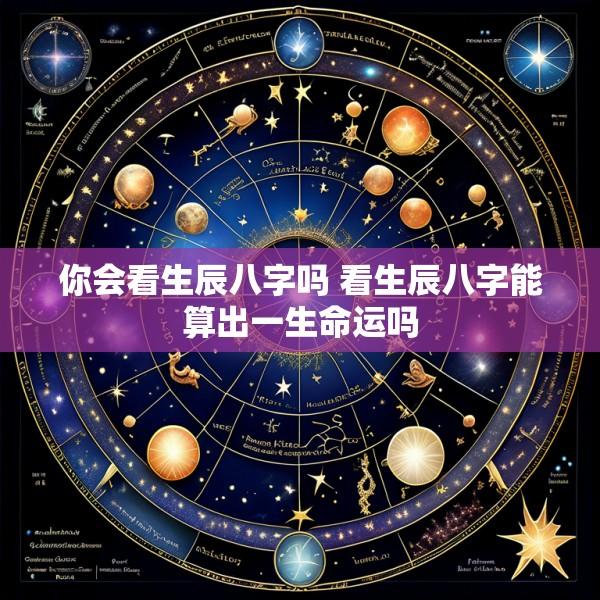 你会看生辰八字吗 看生辰八字能算出一生命运吗