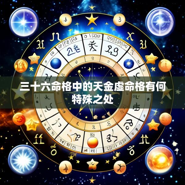 三十六命格中的天金虚命格有何特殊之处