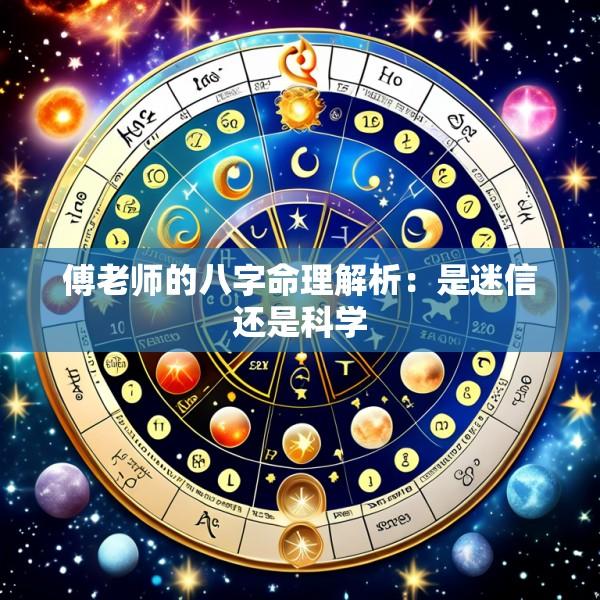 傅老师的八字命理解析：是迷信还是科学