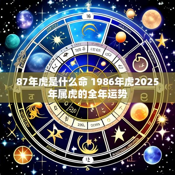 87年虎是什么命 1986年虎2025年属虎的全年运势