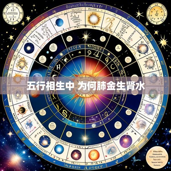 五行相生中 为何肺金生肾水
