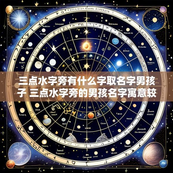 三点水字旁有什么字取名字男孩子 三点水字旁的男孩名字寓意较好的字