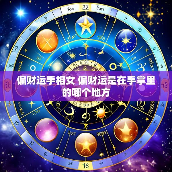 偏财运手相女 偏财运是在手掌里的哪个地方
