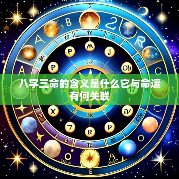 八字三命的含义是什么它与命运有何关联
