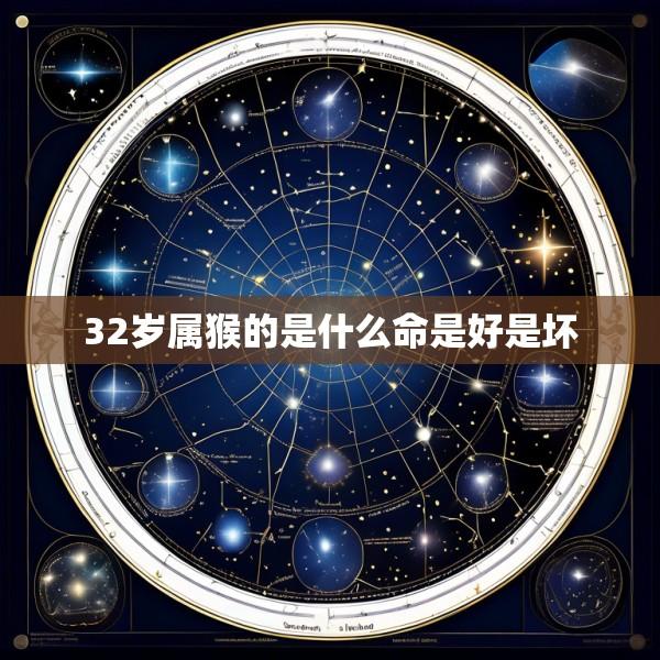 32岁属猴的是什么命是好是坏