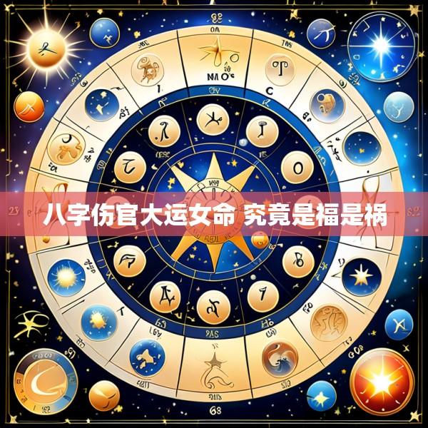 八字伤官大运女命 究竟是福是祸