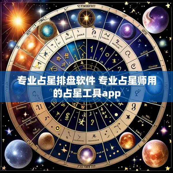 专业占星排盘软件 专业占星师用的占星工具app