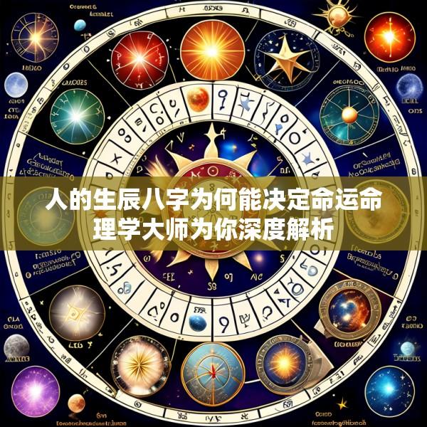 人的生辰八字为何能决定命运命理学大师为你深度解析