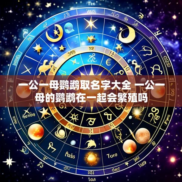 一公一母鹦鹉取名字大全 一公一母的鹦鹉在一起会繁殖吗